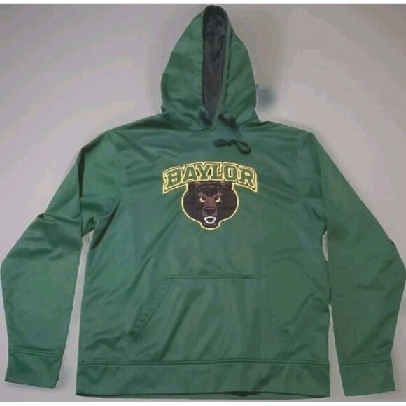 Baylor Bears Hoodie Jacket Green Embroidered Cover One Apparel Men's Size Large - Picture 1 of 10